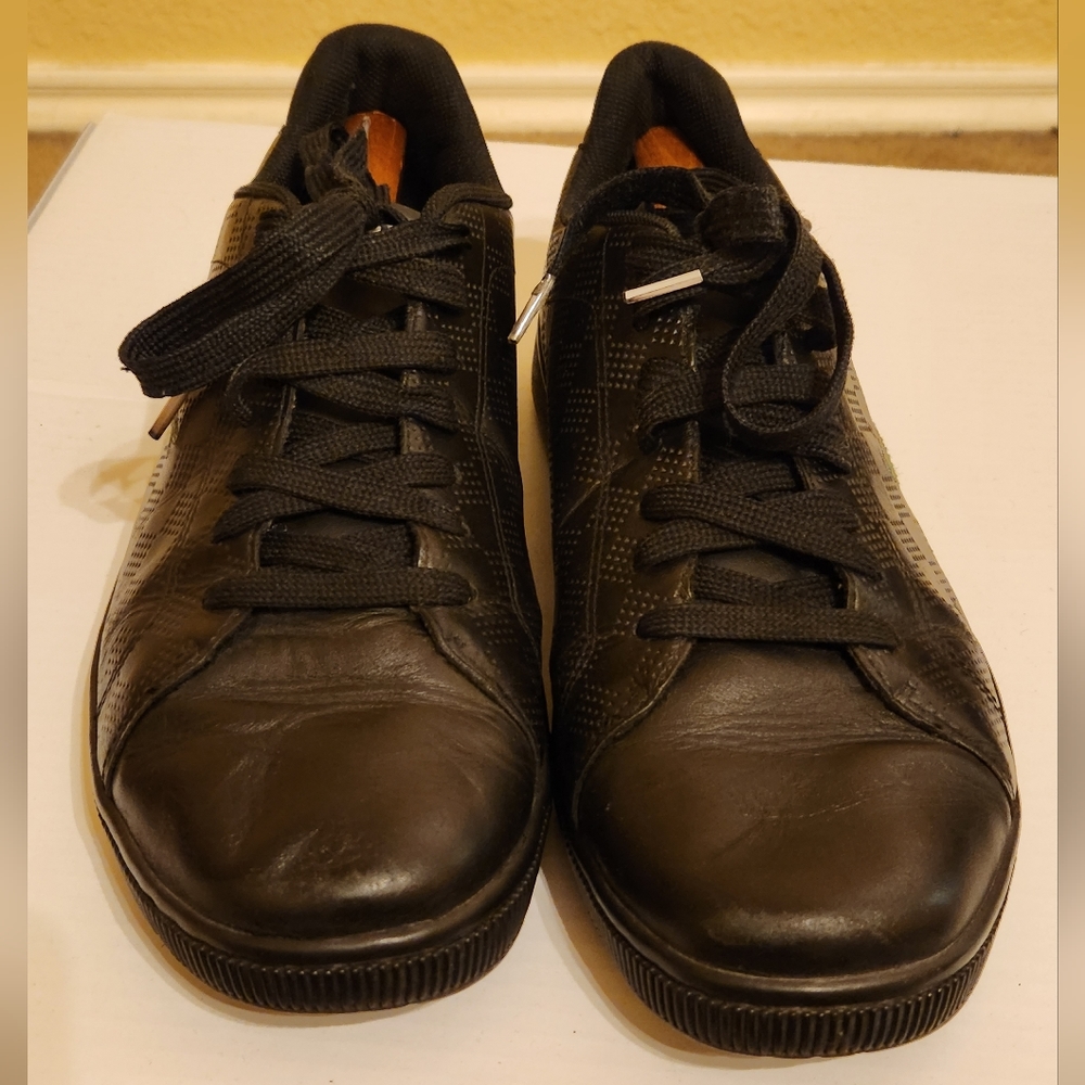 Lacoste Carnaby Black Leather Size 13
